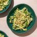 Creamy Vegan Green Goddess Salad with Shredded Cabbage
