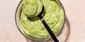 Thick + Creamy Vegan Green Goddess Dressing