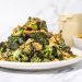 Roasted Broccoli Caesar Salad with Vegan Dressing