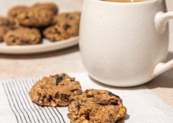 High Fiber Prune Cookies with Oats + Flax