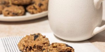 High Fiber Prune Cookies with Oats + Flax